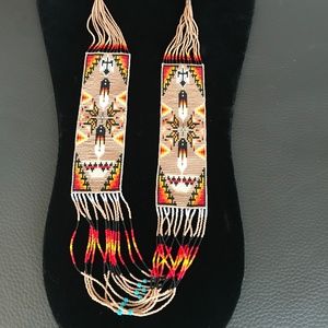 Native American Pattern beaded necklace.